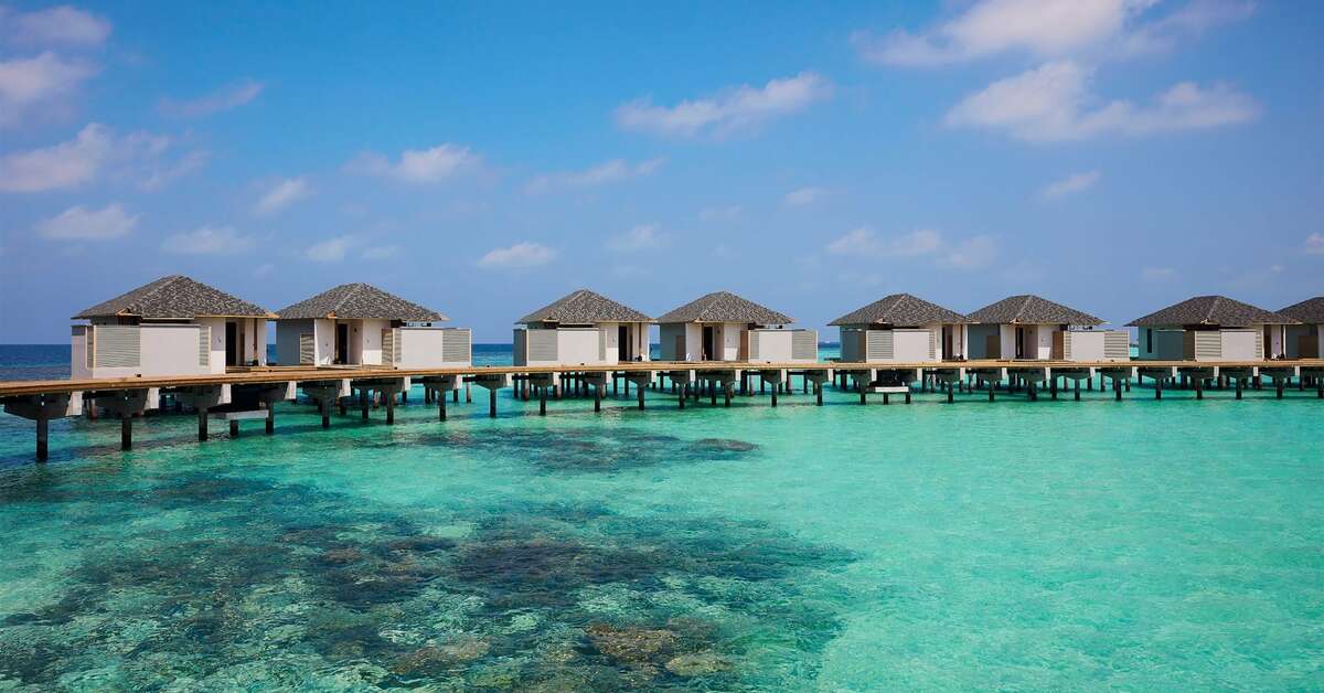 Een foto van de buitenkant van NH Collection Maldives Havodda Resort