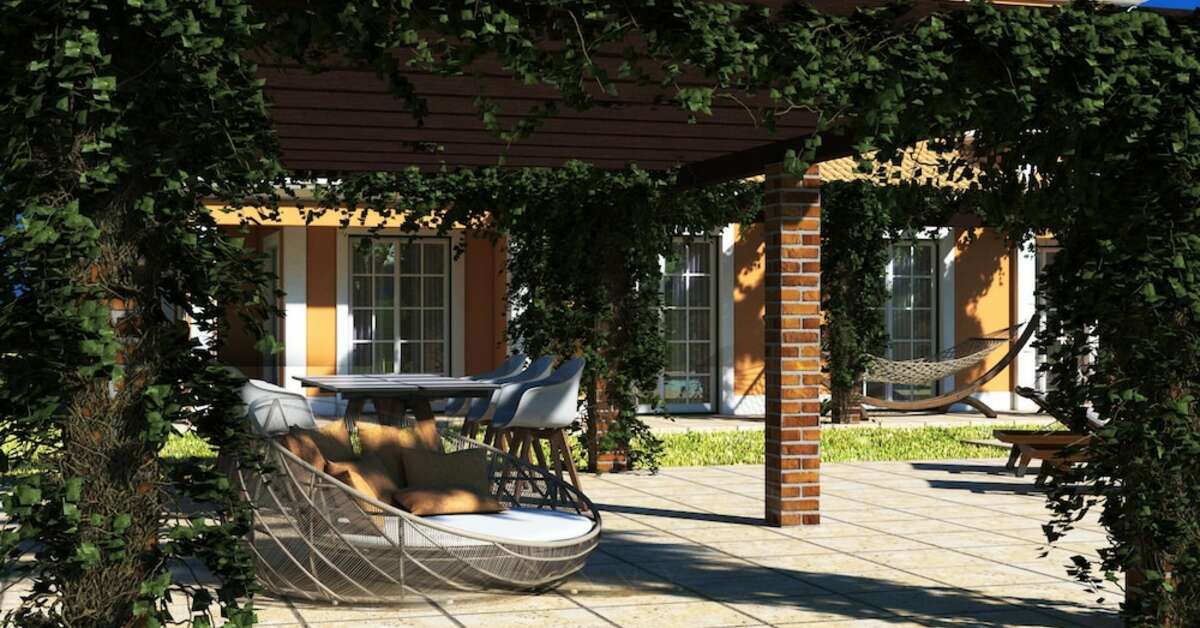 Een foto van het terras bij Colina Villas