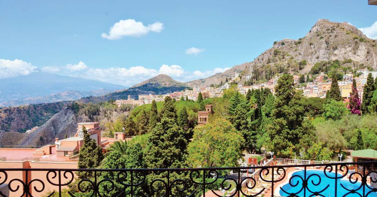 Een foto van het zwembad bij Taormina Park Hotel