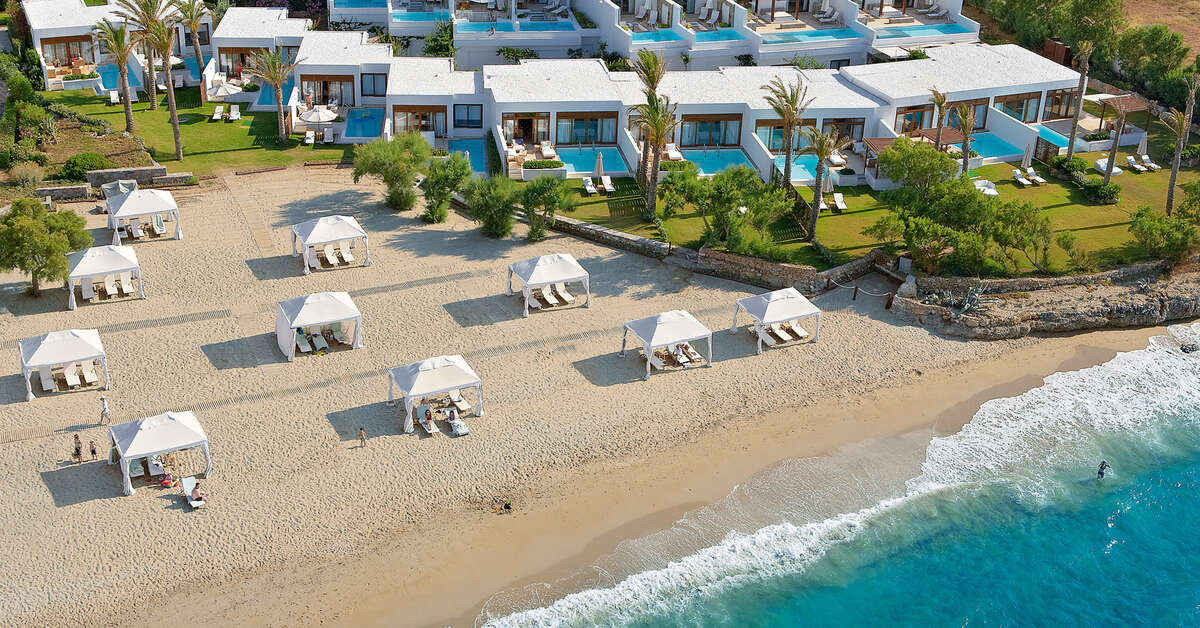 Een foto van het strand bij Amirandes Grecotel Boutique Resort