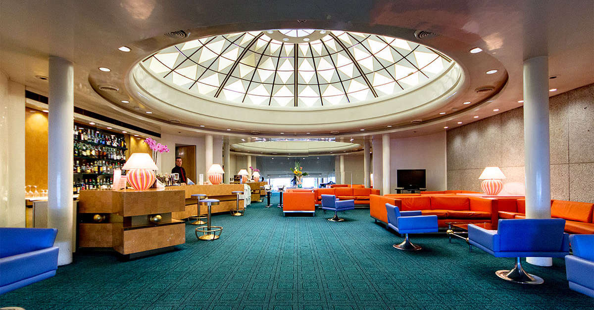 Een foto van het interieur van Hotel Albani Roma