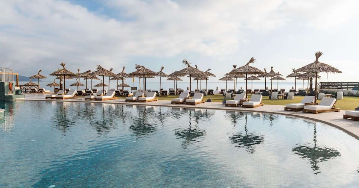 Ein Foto vom Pool im Pepper Sea Club Hotel