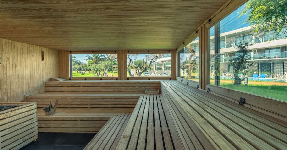 Een foto van de faciliteiten bij Lyttos Beach