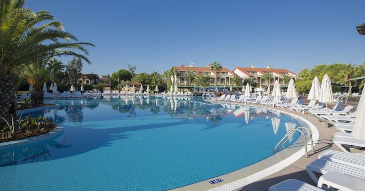 Ein Foto vom Pool im Club Hotel Turan Prince World