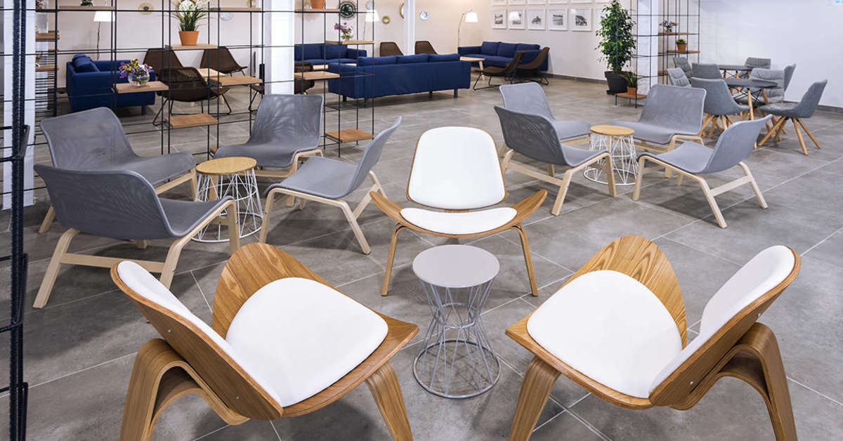 Een foto van het interieur van Hotel GHT Sa Riera