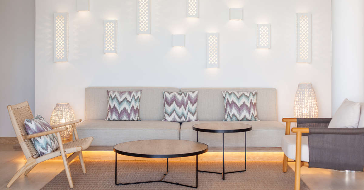 Een foto van het interieur van Grupotel Aldea Cala'n Bosch