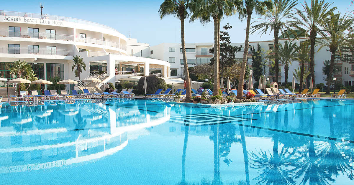 Een foto van het zwembad bij Hotel Agadir Beach Club