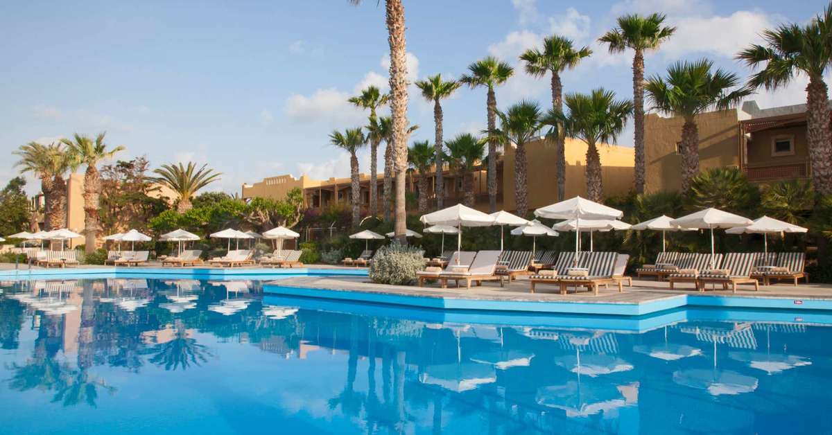 Een foto van het zwembad bij Aquila Rithymna Beach