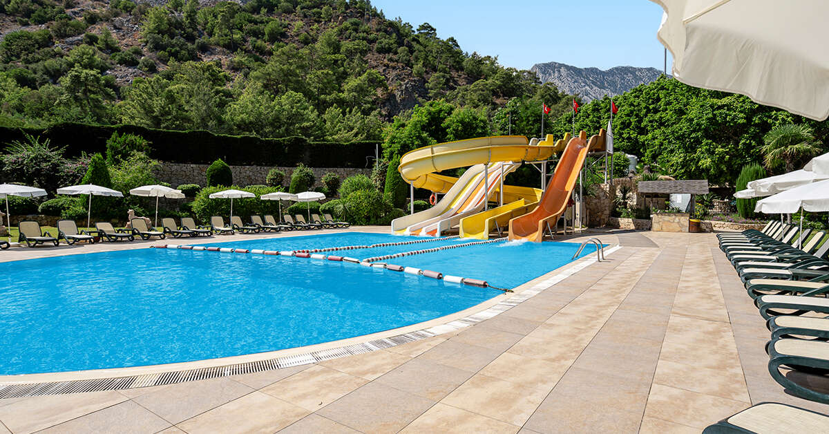 Een foto van het zwembad bij Sunland Resort Hotel Beldibi