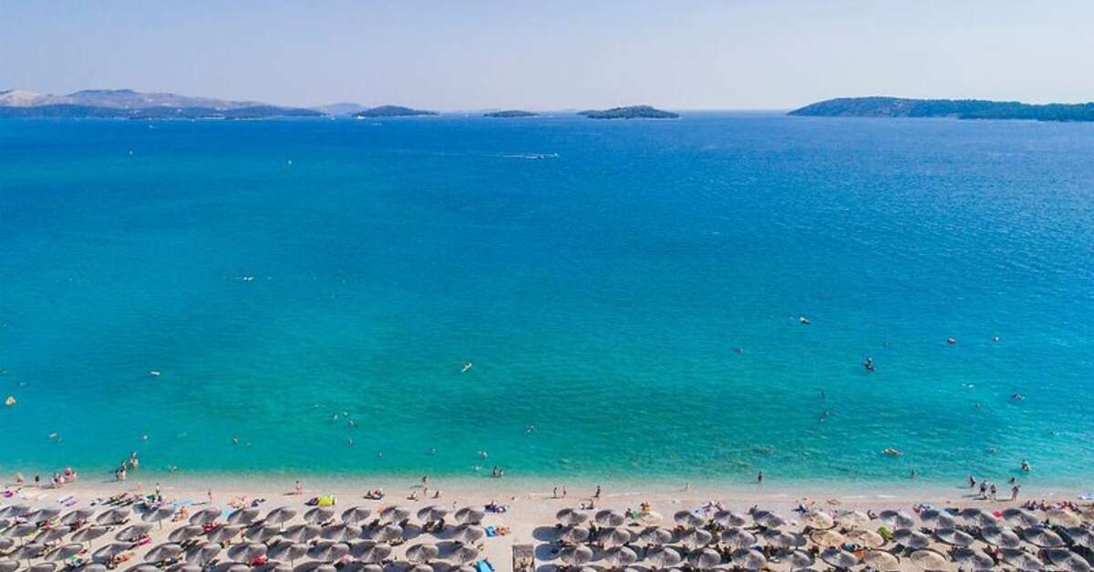 Een foto van het strand bij Amadria Park Hotel Ivan