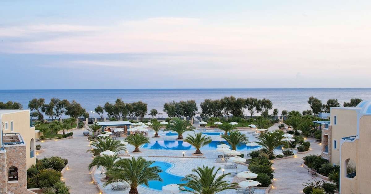Ein Foto vom Pool im Santo Miramare Resort