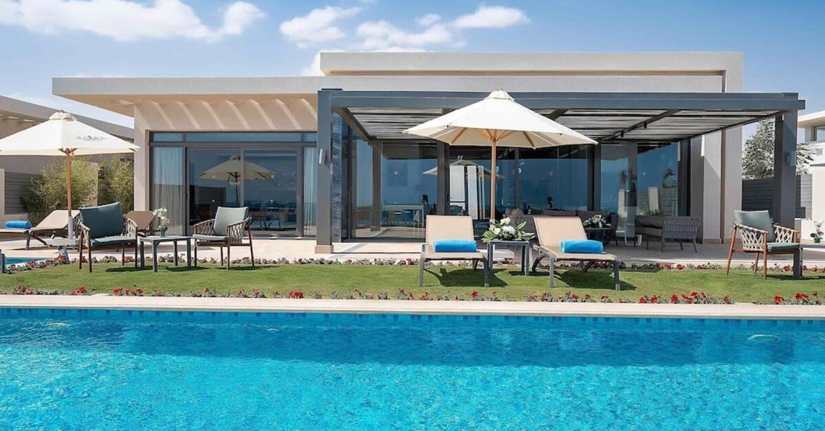 Ein Foto vom Pool im Rixos Premium Magawish