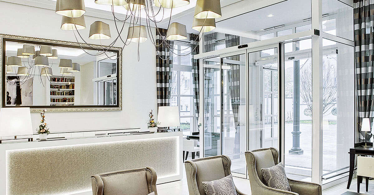 Een foto van het interieur van Dorint Parkhotel Meissen