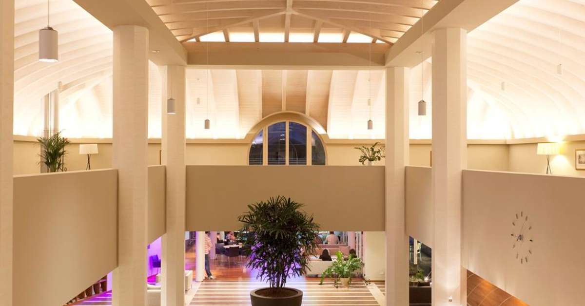 Een foto van het interieur van Hotel Corte Valier