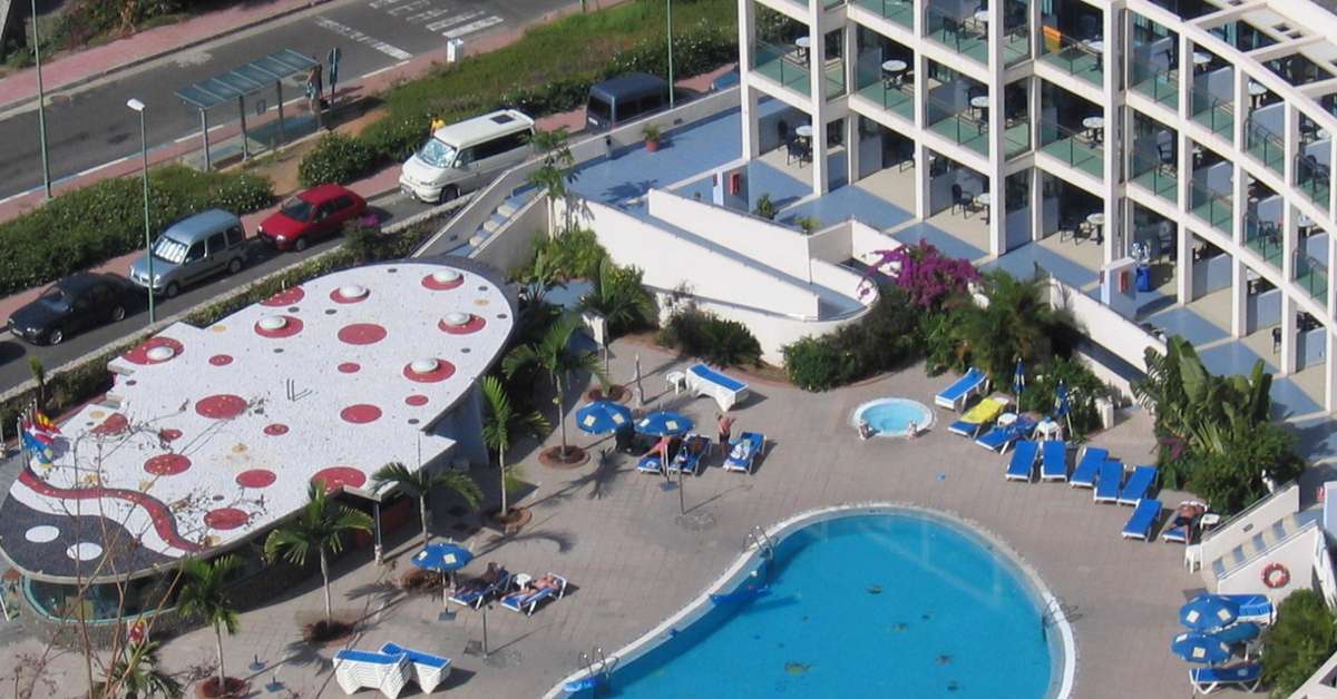 Een foto van het zwembad bij Appartementen Gran Amadores