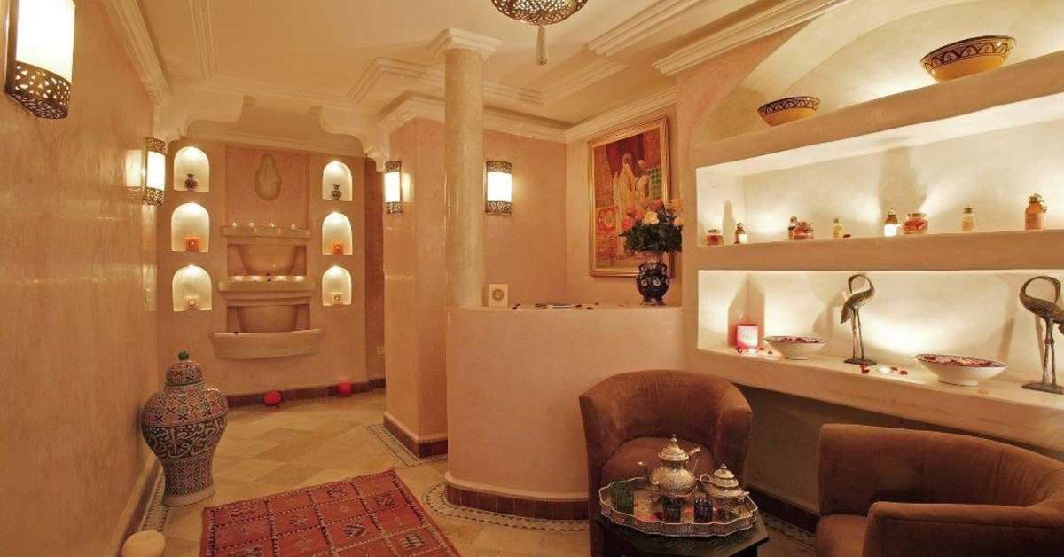 Een foto van het interieur van Riad & Spa Esprit du Maroc