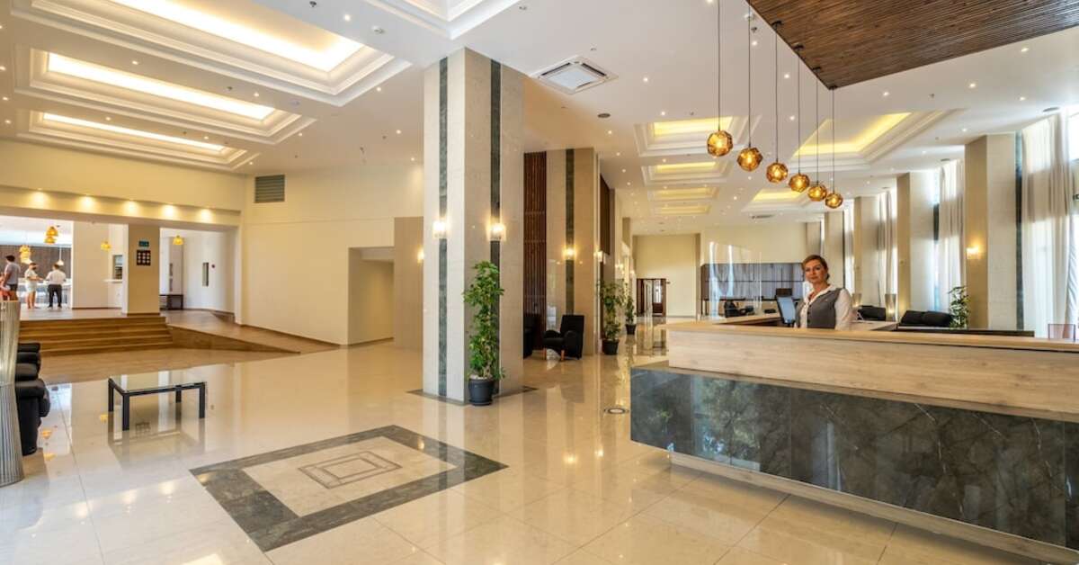Een foto van het interieur van Castellum Suites