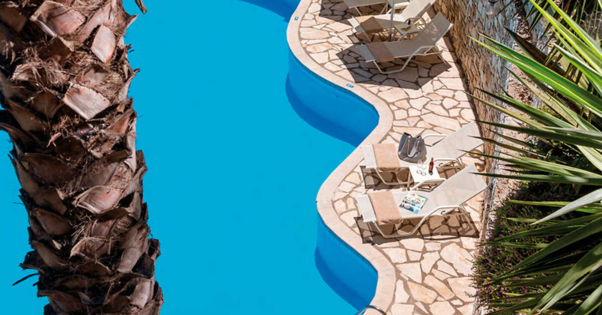 Ein Foto vom Pool im San Antonio Corfu Resort