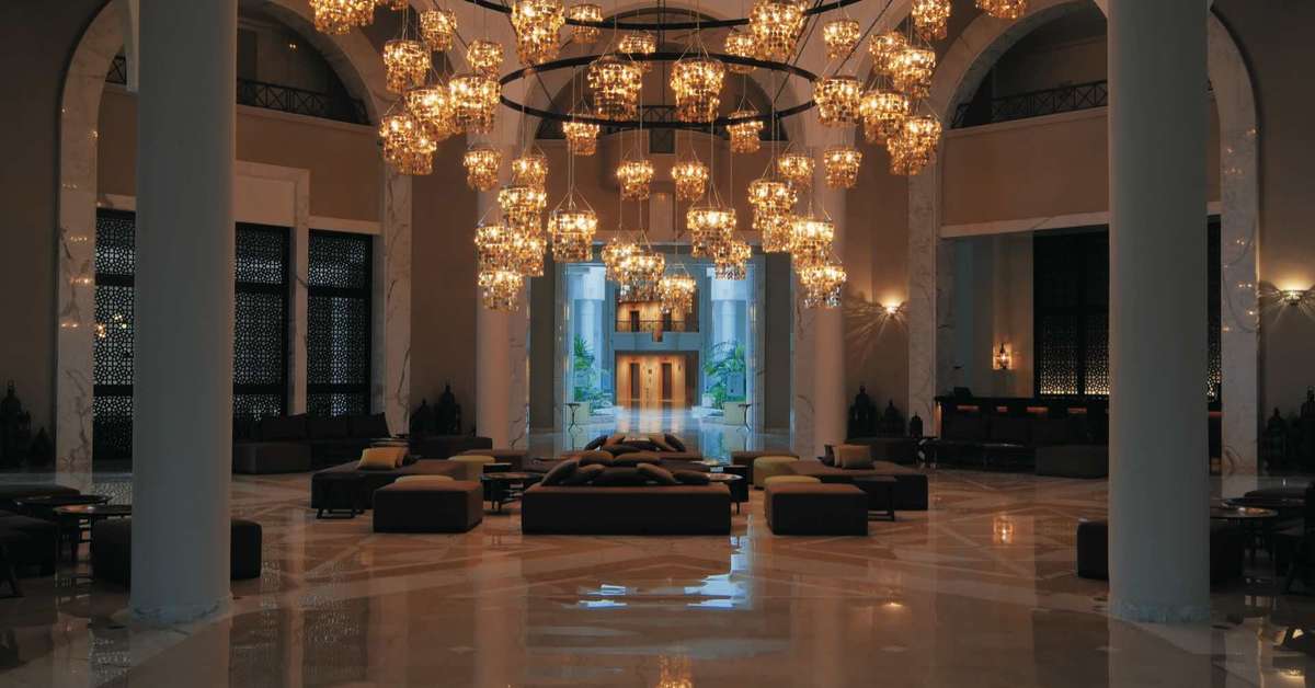 Een foto van het interieur van Radisson Blu Resort & Thalasso