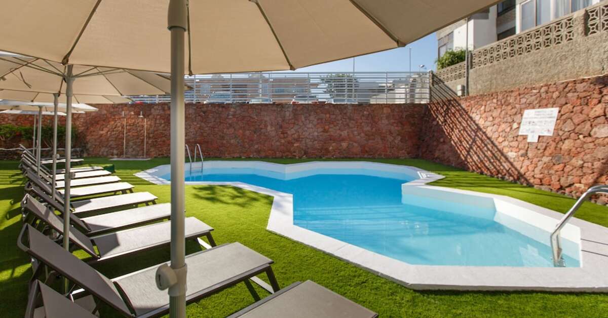 Ein Foto vom Pool im Alsol Datasol Apartments