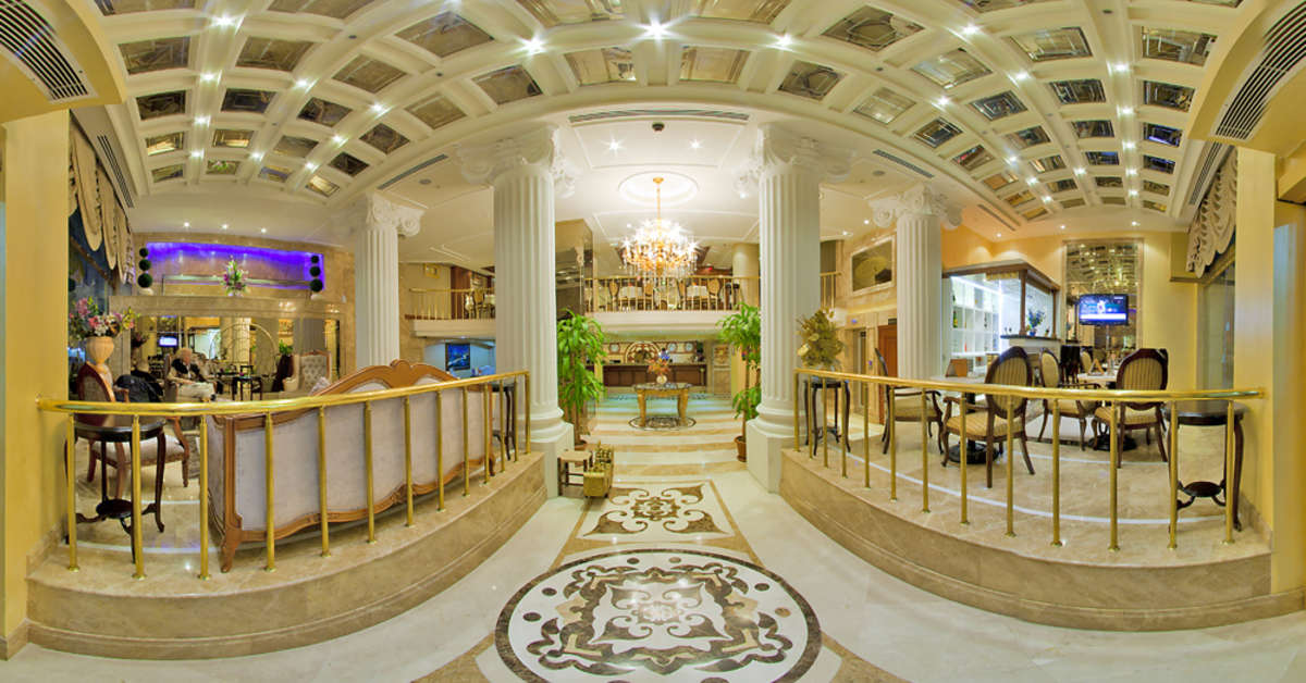 Een foto van het interieur van Tilia Hotel