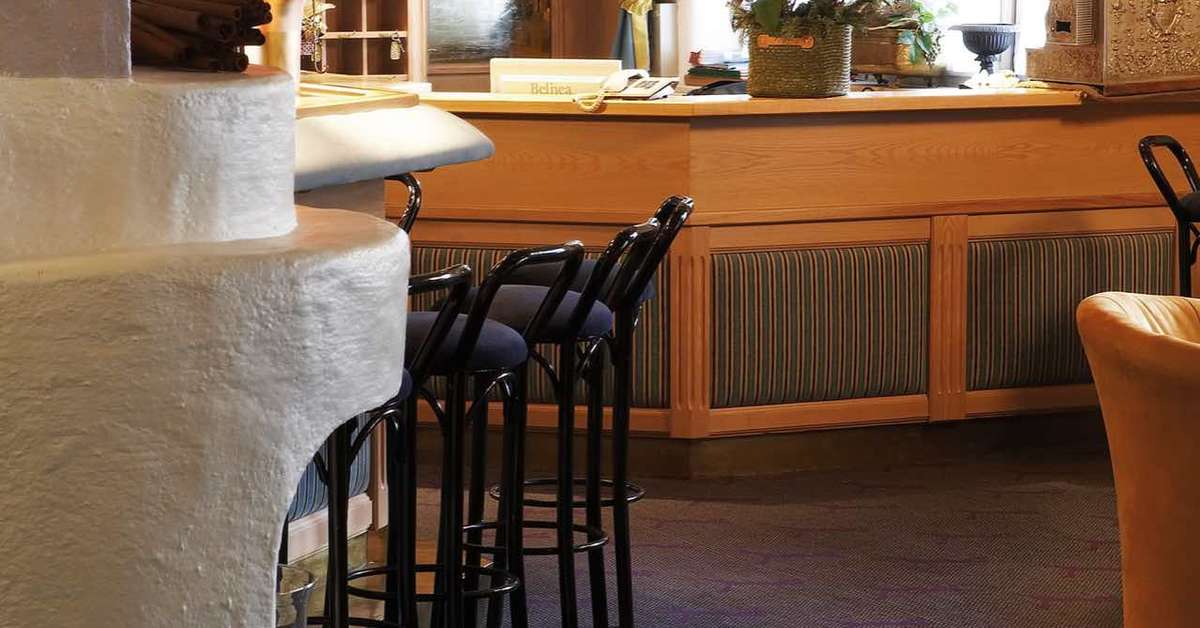 Een foto van het interieur van Hotel Panther