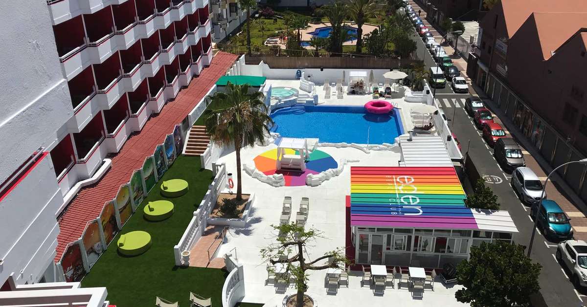 Een foto van de buitenkant van Hotel Ritual Maspalomas