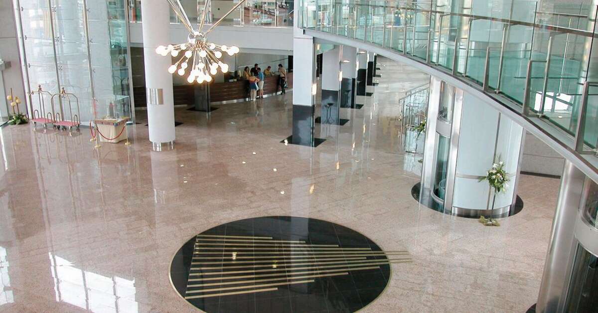 Een foto van het interieur van Gran Hotel Bali