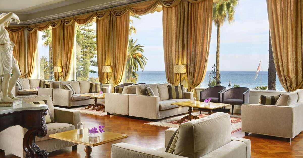 Ein Foto vom Innenbereich im Royal Hotel San Remo