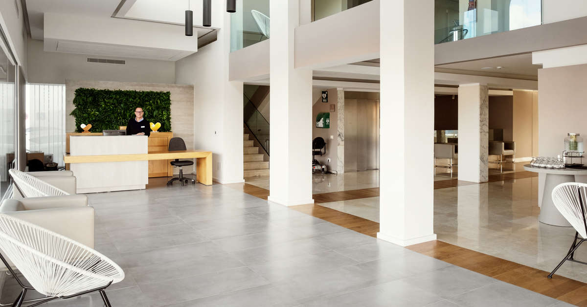 Een foto van het interieur van Playa Park Zensation