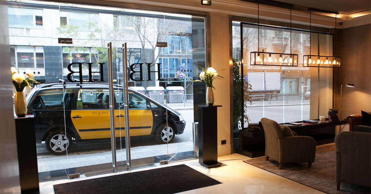 Een foto van het interieur van Abba Hotel Balmoral