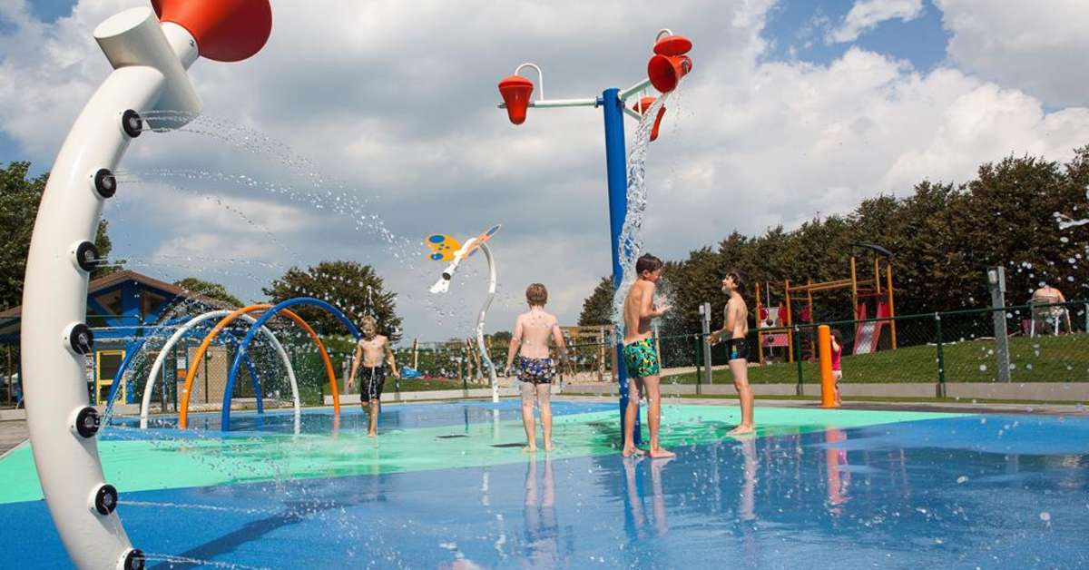 Een foto van een overzicht van Kompas Camping Strand Westende