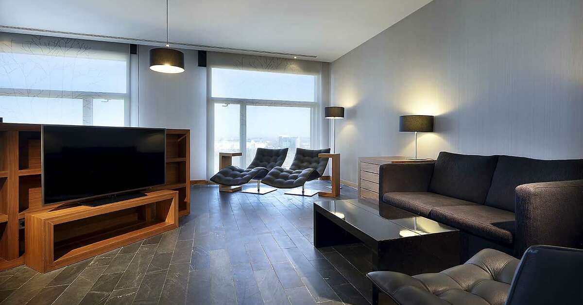 Een foto van het interieur van Eurostars Madrid Congress