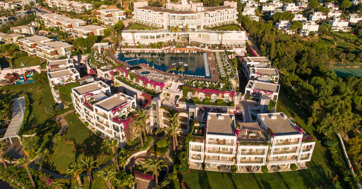 Een foto van het zwembad bij Hotel Baia Bodrum