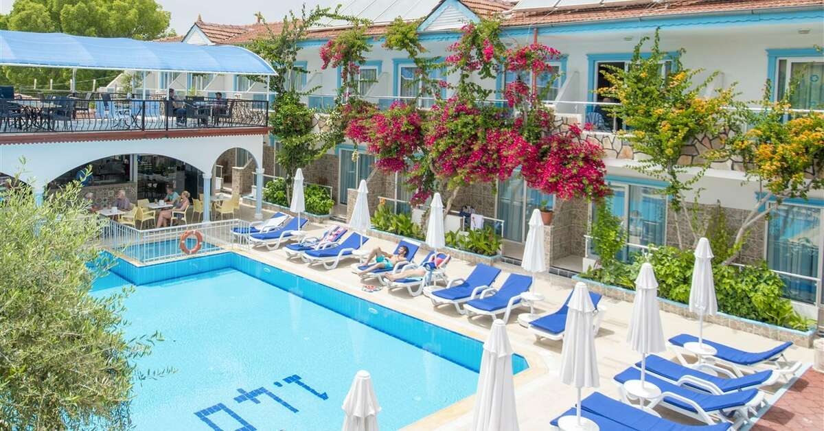Ein Foto vom Pool im Side Sunberk Hotel