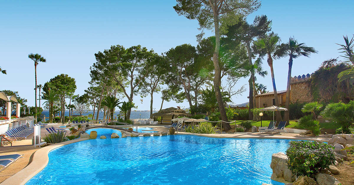 Ein Foto vom Pool im Hipotels Eurotel Punta Rotja Hotel