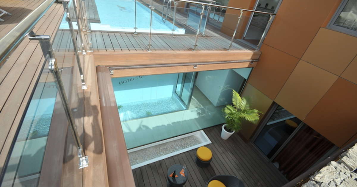 Een foto van het zwembad bij Las Villas de Amadores
