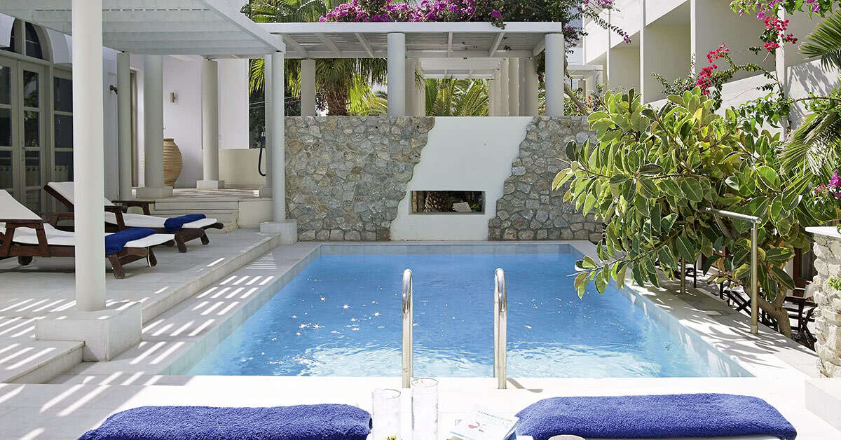 Ein Foto vom Pool im Afroditi Venus Beach Hotel & Spa