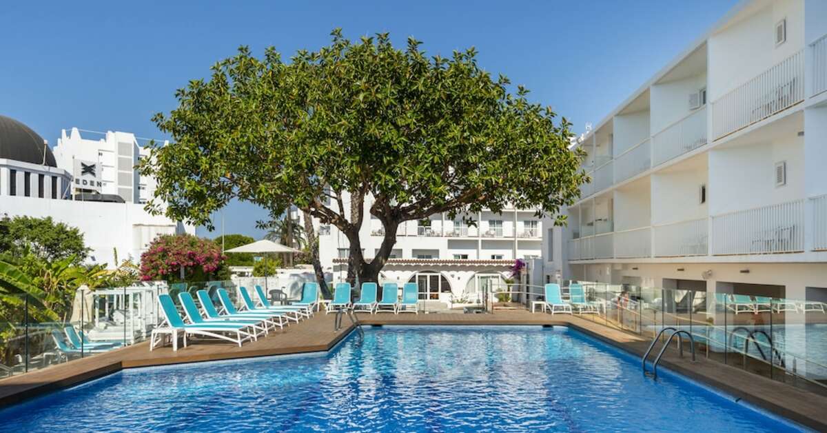 Ein Foto vom Pool im Hotel Vibra Marco Polo II
