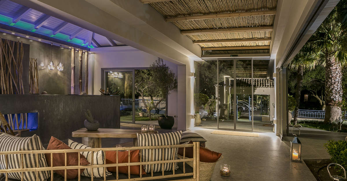 Een foto van het interieur van Avithos Resort