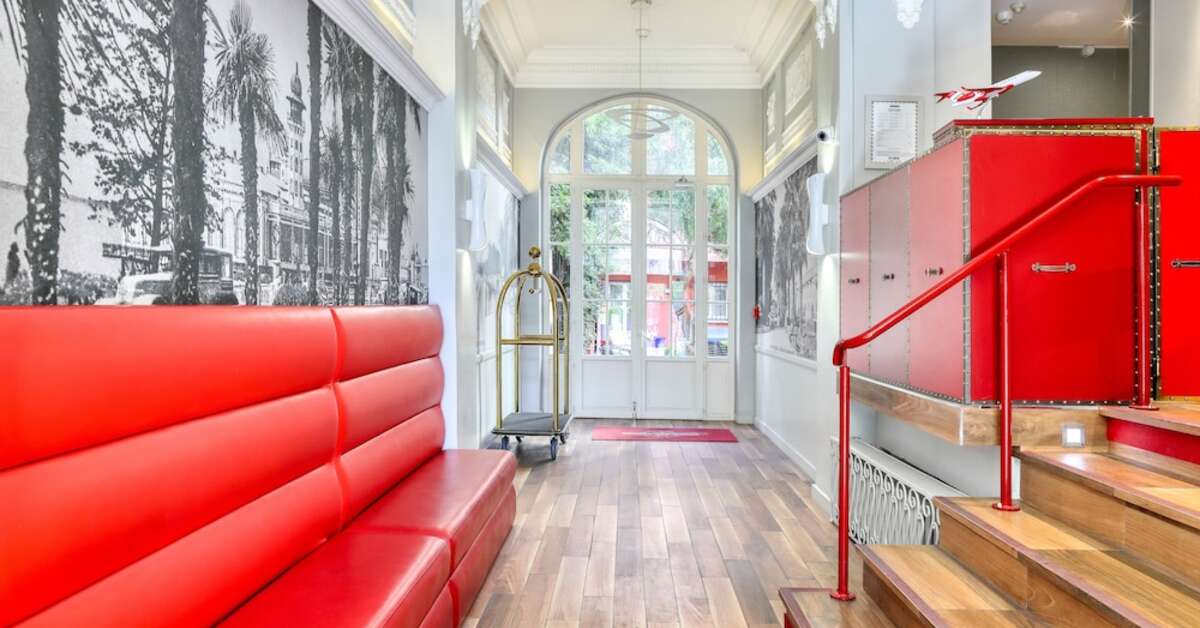 Een foto van het interieur van Nice Excelsior Hotel