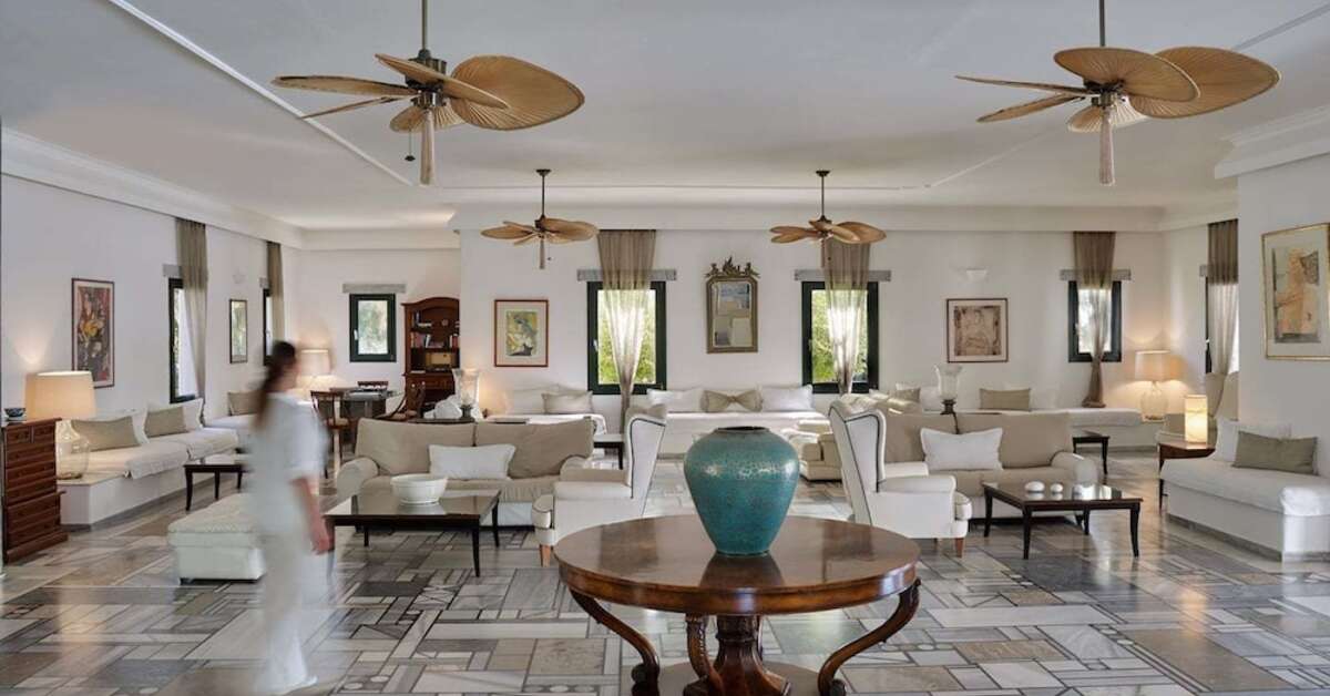 Een foto van het interieur van Yria Boutique Hotel & Spa