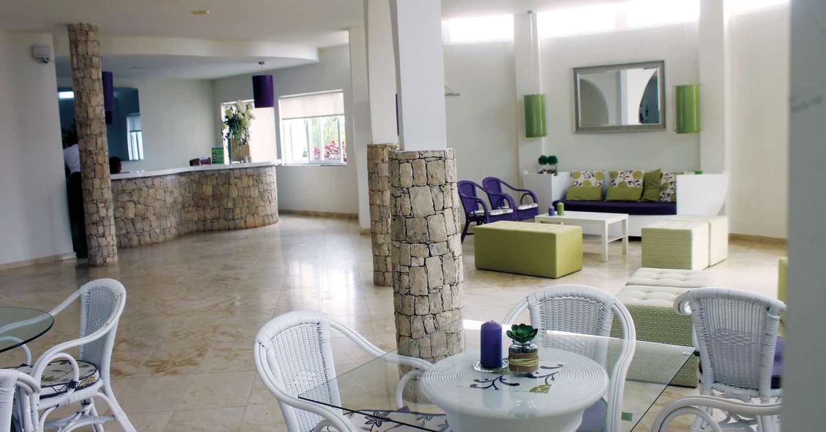 Een foto van het interieur van Hotel Pontao
