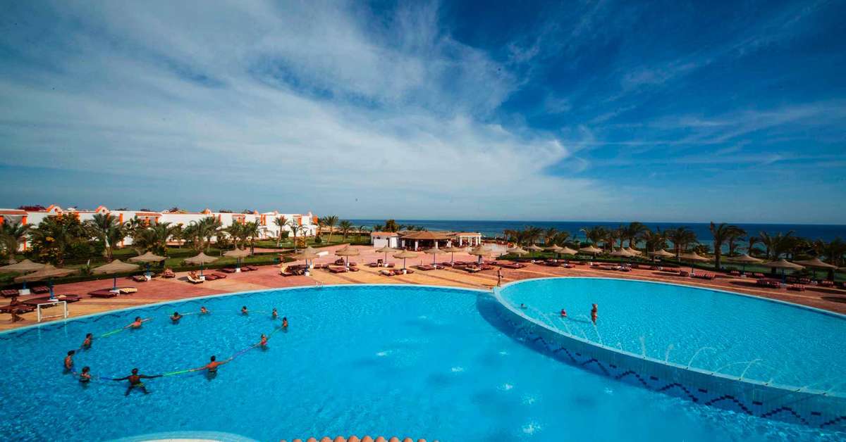 Ein Foto vom Pool im Fantazia Resort Marsa Alam