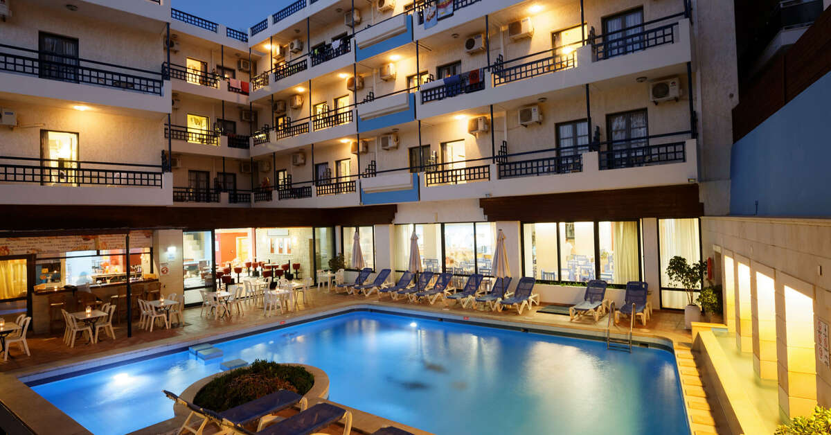 Een foto van het zwembad bij Agrabella Hotel