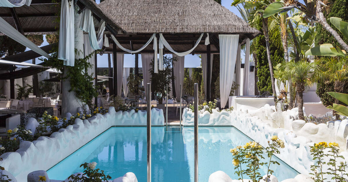 Een foto van het zwembad bij Hotel Suites Albayzin del Mar