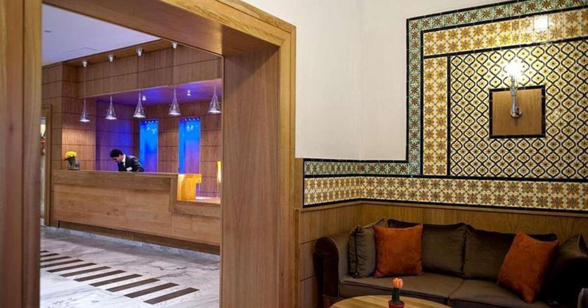 Een foto van het interieur van The Orangers Beach Resort & Bungalows
