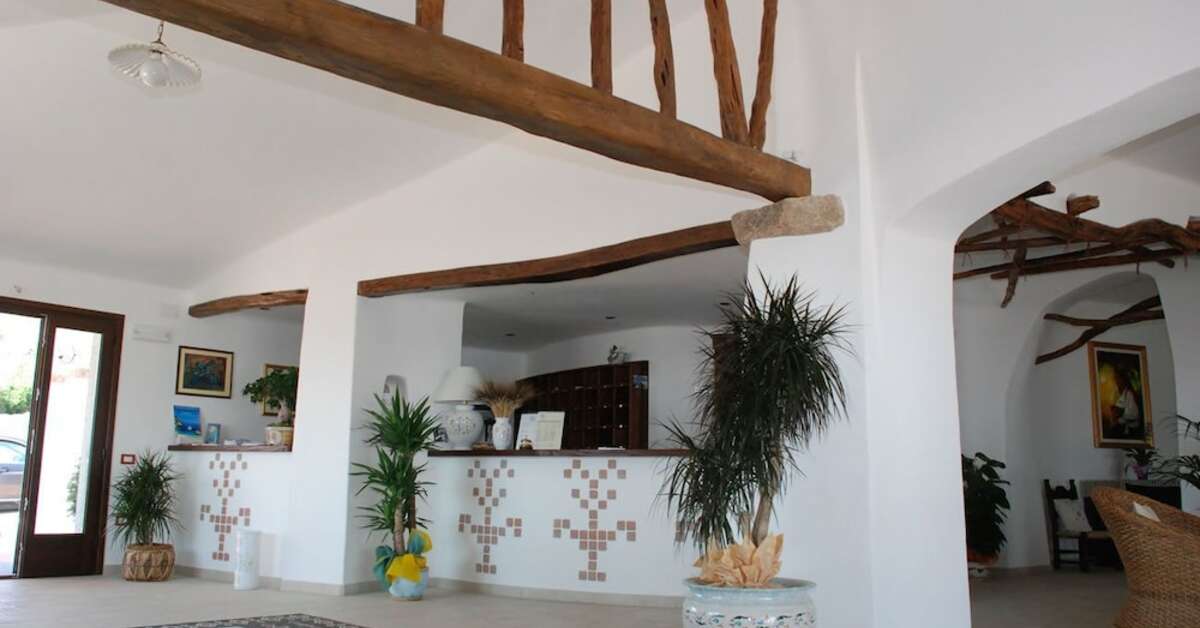 Een foto van het interieur van Nuraghe Arvu Resort