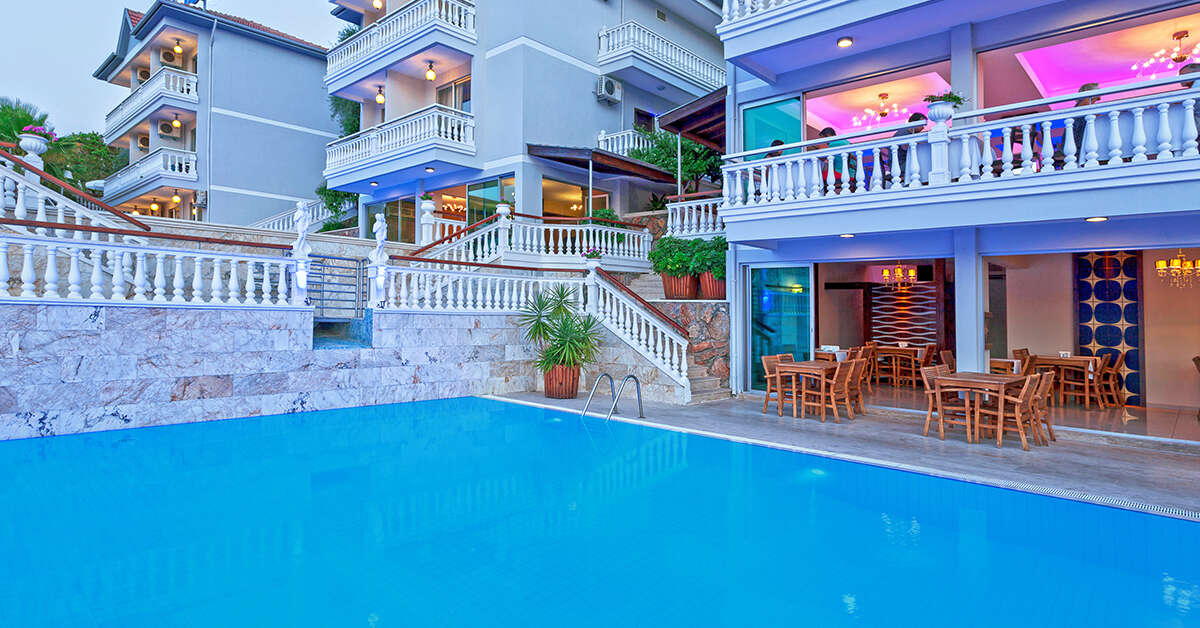 Ein Foto vom Pool im Sunny Hill Alya Hotel