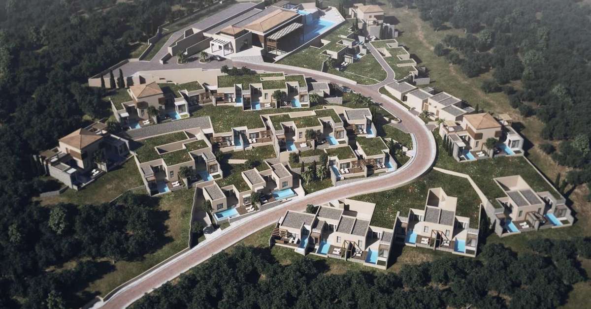 Een foto van een overzicht van Eagles Villas